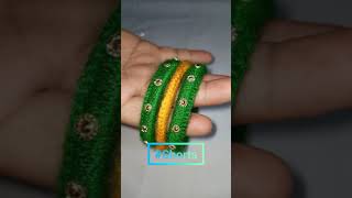 DIY Green Bangles For Sawan at Home #Shorts | Shrawan Hariyo Chura DIY | Nepali Silai Bunai