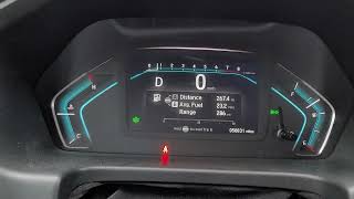 2020 HONDA ODYSSEY  OBD MONITOR TEST FOR EGR