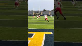 Ohio State's 5-star 2027 WR commit Jamier Brown showcases his kick return ability