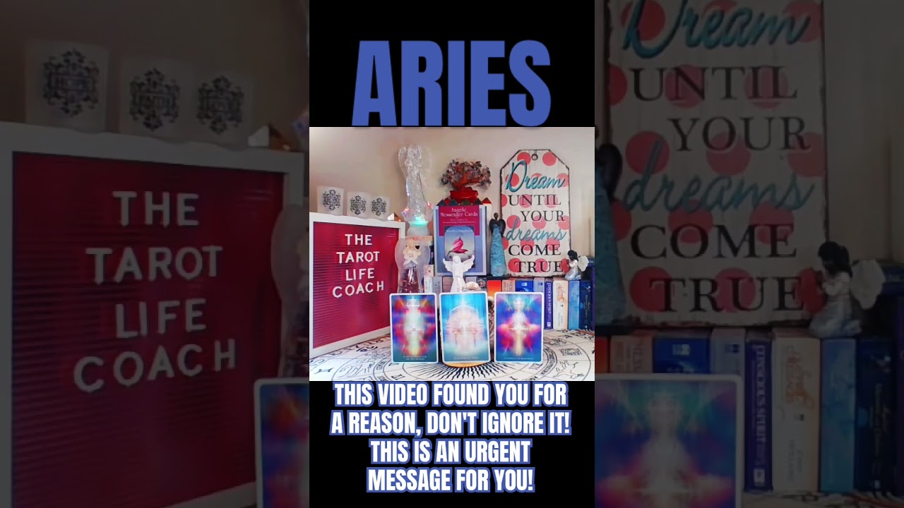 ARIES: THIS VIDEO FOUND YOU FOR A REASON, DON'T IGNORE IT! THIS IS AN URGENT MESSAGE FOR YOU! #short