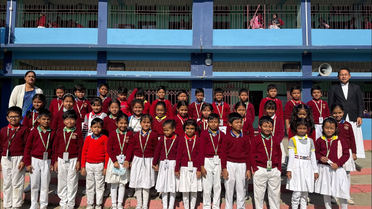 Class-2 Students of St. Justin School, Bebejia Nagaon (Assam) on 17th December 2025