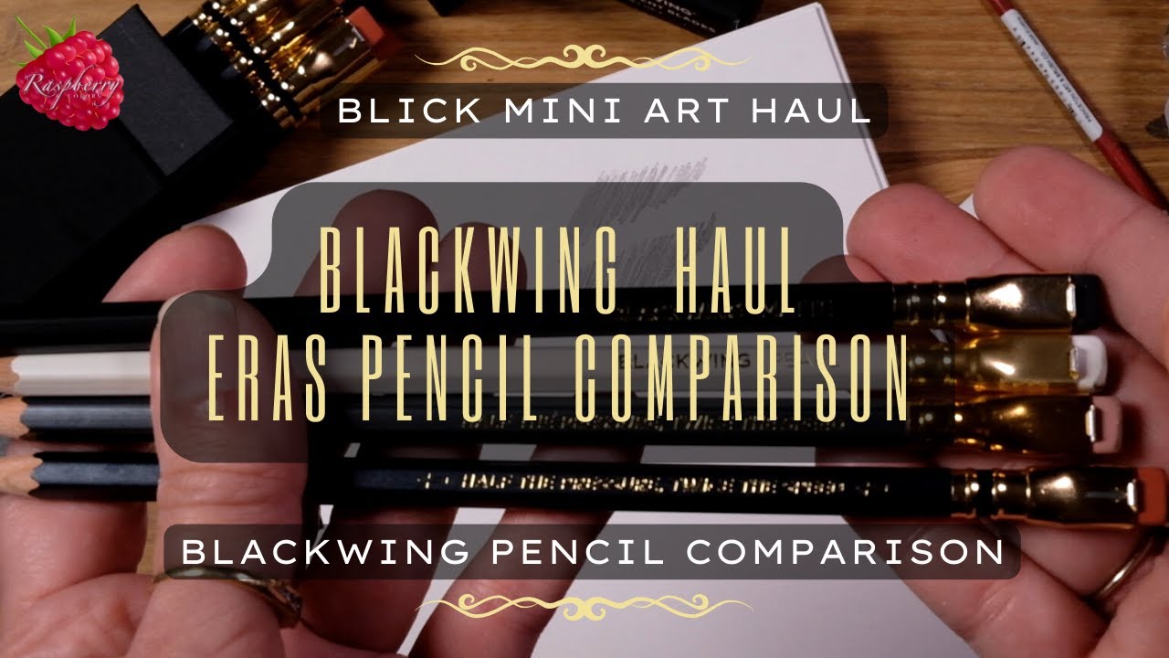 Blick Art Haul , Blackwing New Eras Pencil, Comparison to the Blackwing