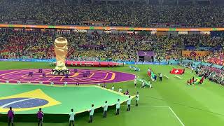 Brazil vs Switzerland - Qatar World Cup 2022 - Match 31 - Players entrance and anthems