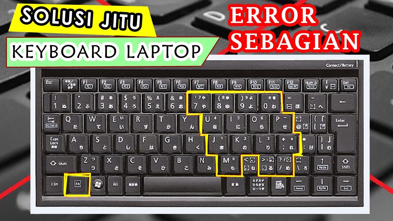 KEYBOARD LAPTOP MATI SEBAGIAN, INI SOLUSINYA YouTube