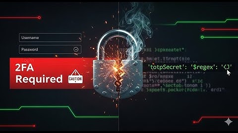 The $5,000 Bug: From Login Bypass to 2FA Extraction (no sql injection)