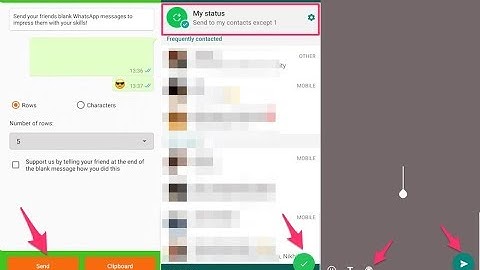 #whatsappstatustrik BLANK STATUS FOR WHATSAPP || NEW TRICK
