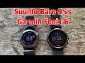 Suunto Baro 9 vs Garmin Fenix 6 Review for CrossFit/HIIT Training FitGearHunter.com