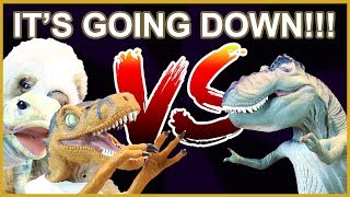 IT'S FINALLY HAPPENING!!! ☁👃 PurpleCrumbs T-REX VS RAPTOR!!!