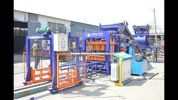 QT6-15 Automatic hollow block machine for making 400x150x200mm blocks