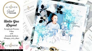 Altenew February 2020 Blog Hop | Process Video #2  | Hello You
