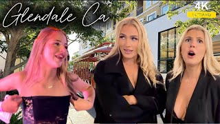 Downtown Glendale,California Walking Tour - 4K 60fps