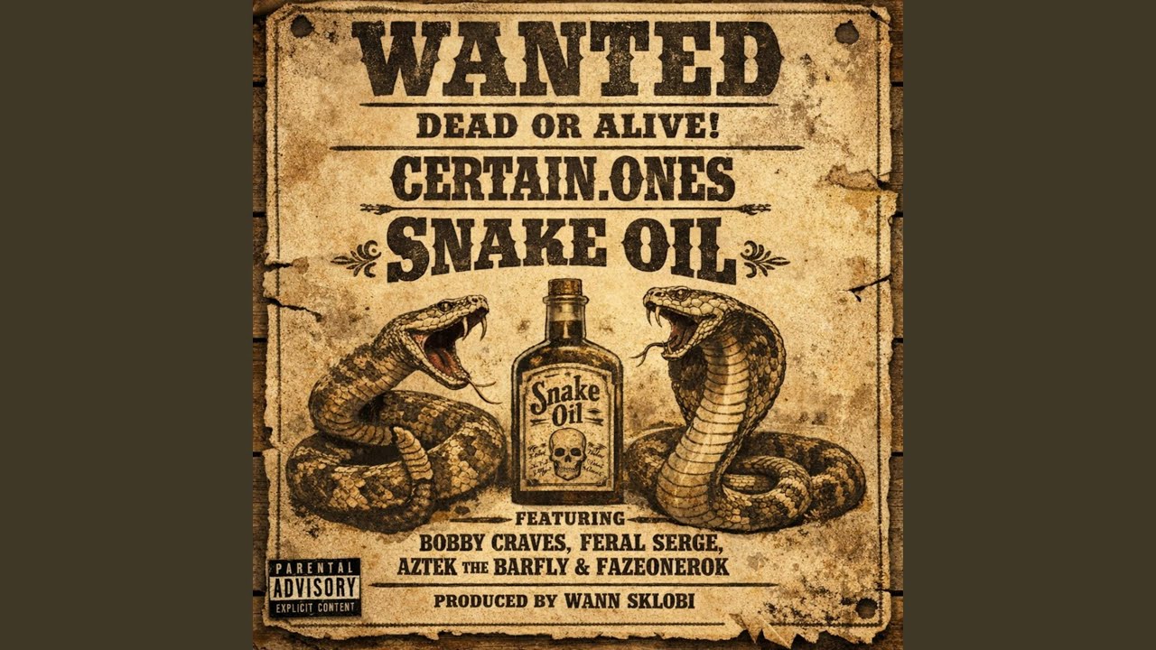 Snake Oil (feat. Bobby Craves, Feral Serge, Aztek The Barfly, Fazeonerok & Wann Sklobi)