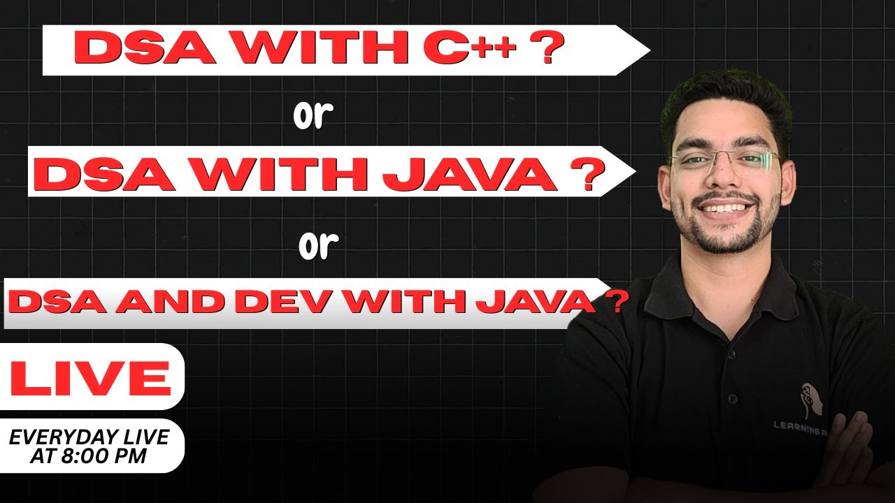 DSA with C++ or java or Python ? - YouTube