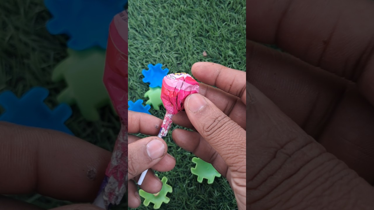 Apple chocolate with Ball lollipop unboxing 😋 