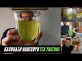 Tasting the kasugaen asatsuyu sencha 2021 harvest from mr kawaji in kagoshima