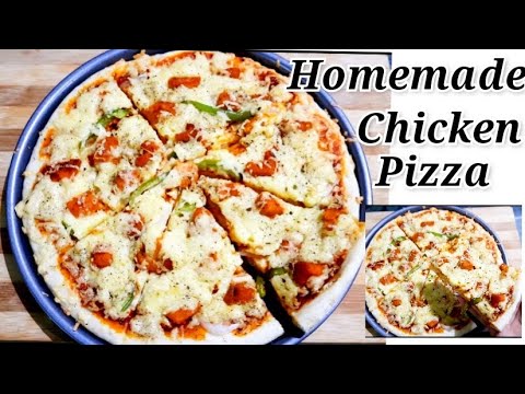 Pizza Recipe in Tamil /Homemade Chicken Pizza Recipe/Chicken Pizza in ...