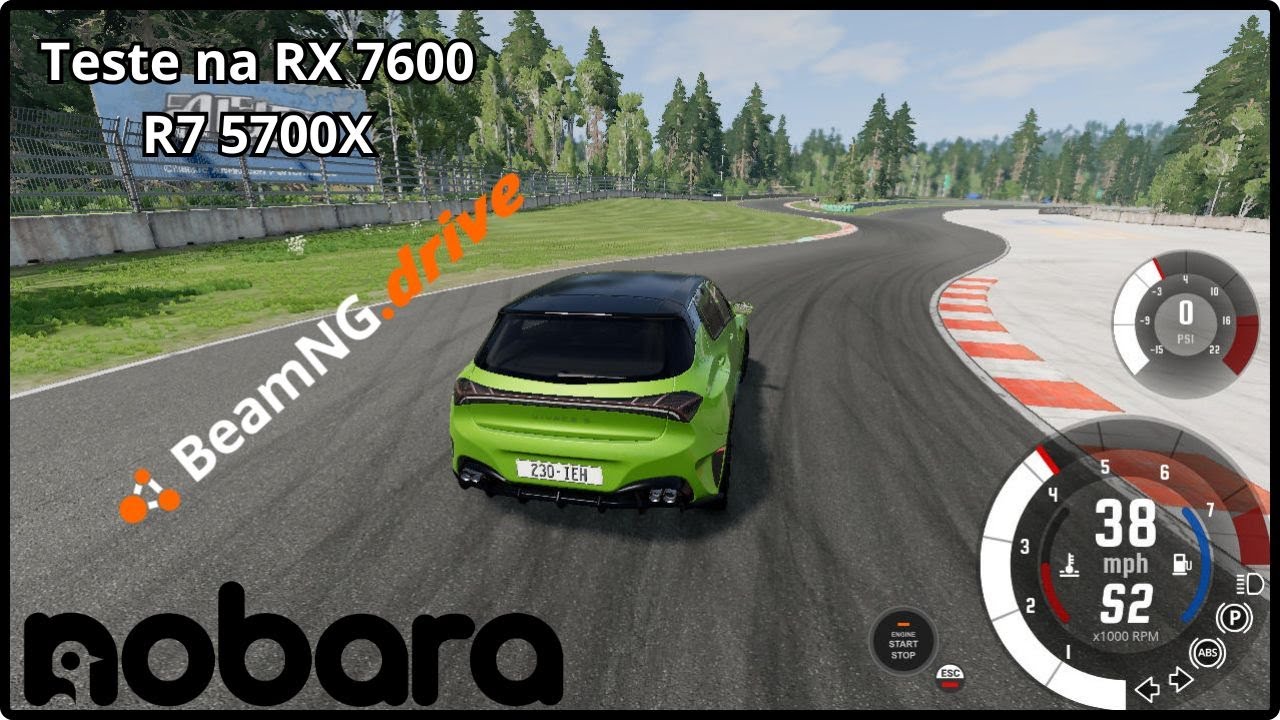 BeamNG.drive rodando SUAVE no Linux! RX 7600 + Ryzen 7 em 1440p e 1080p ...