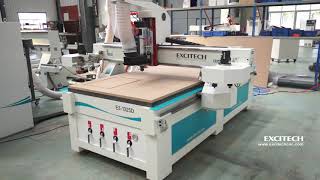 Furniture Making with More Efficency: EXCITECH Nesting Machine with Dual Tool-Magazine
