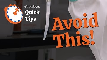 Properly Loading Pipette Tips - Addgene Quick Tips