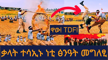 ዋው!! ሓዱሽ ቪድዮ ምርቓ ኮማንዶ TDF | ቃላት ተሳኢኑ ነቲ ፅንዓት መግለፂ |
