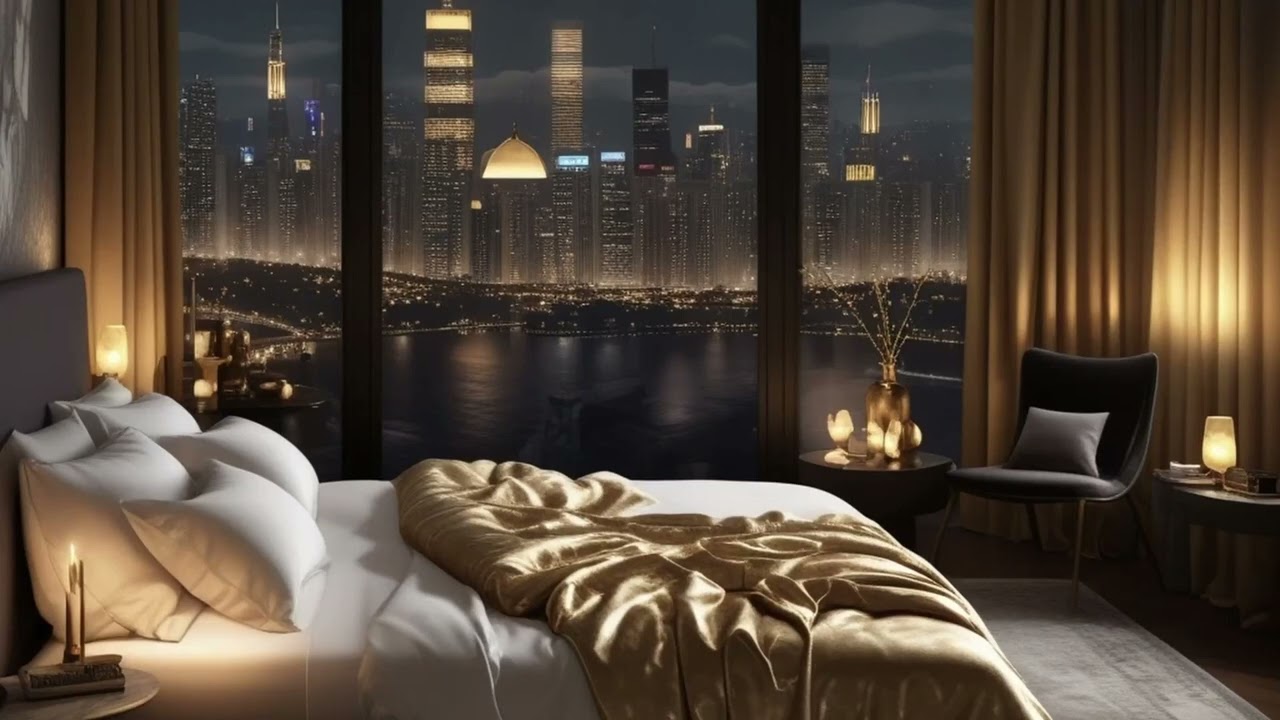 Gilded Skyline: Midnight Chillhop & Golden Hour Beats for Urban Elegance 🛌🌆