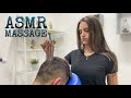 ASMR Massage - ASMR head and neck massage for deep sleep