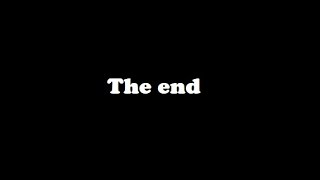 The end