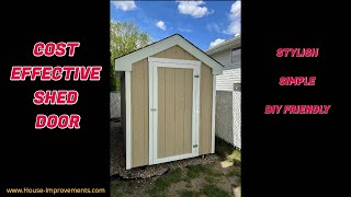 Stylish But Simple Shed Door #shorts