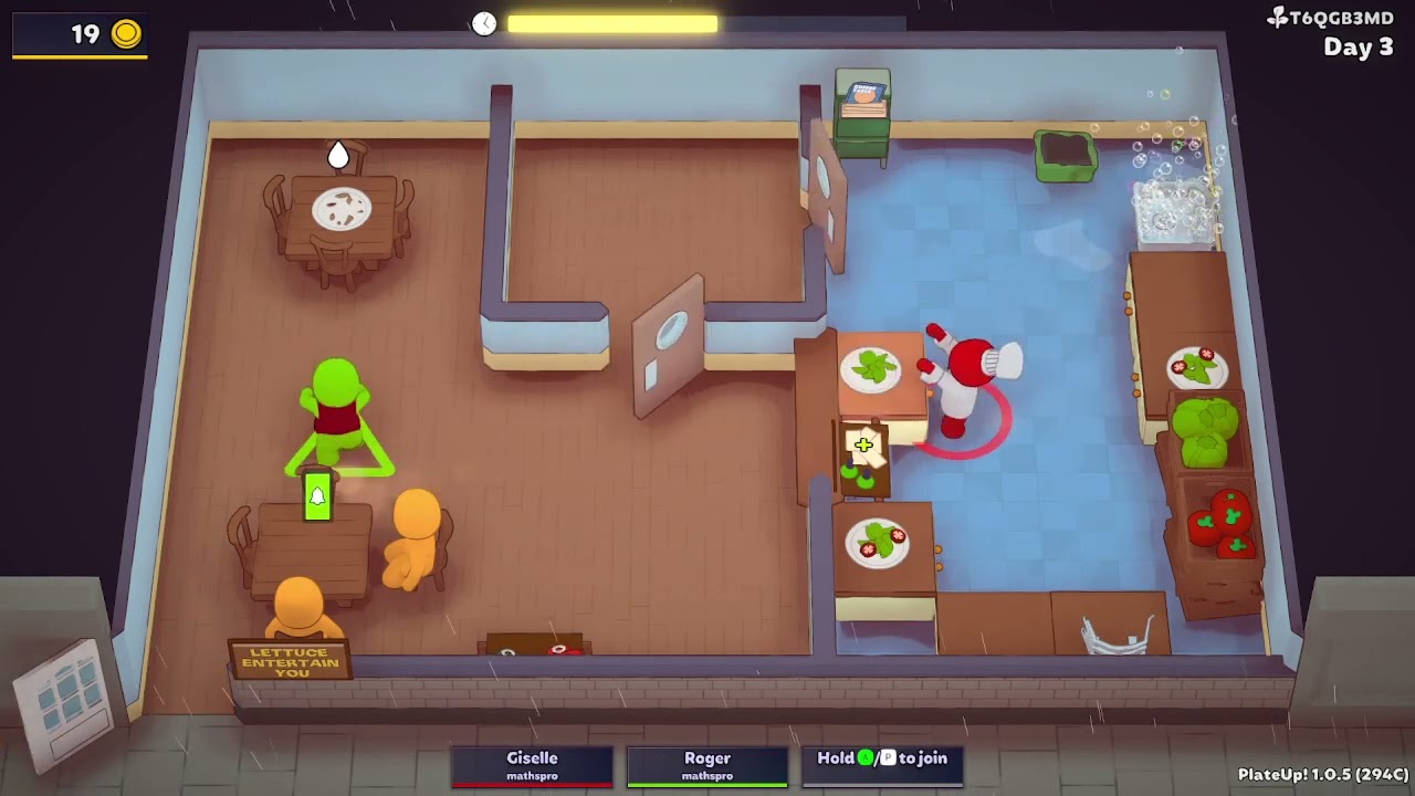 [PlateUp!] 2h Gameplay of 2 person coop in new Plate Up! Game