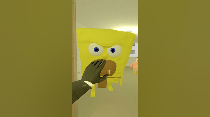 Beware! SpongeBob is Lurking Behind the Room! 😱 #meme #gmod