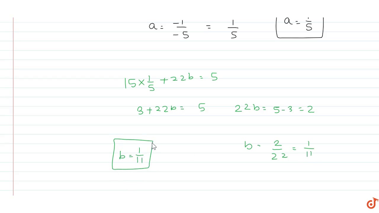 S Solve The Following Pairs Of Equation For X Andy 15 X Y 22 X Y 5 And 40 X Y 55 X Youtube