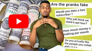 Answering Questions you're too AFRAID to ask JAMAICAN YOUTUBERS  | RUSHCAM