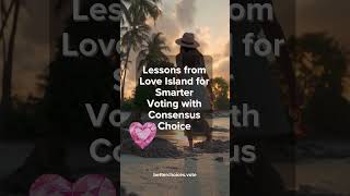 Lessons from Love Island for Smarter Voting with Consensus Choice