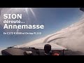 Sion drout annemasse en c172 g1000 avec un joli ontop au fl110