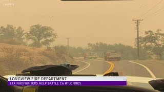 Longview firefighters help battle California wildfires
