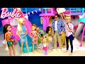 Barbie Family Summer Travel Movie - Airplane & Hotel Routine