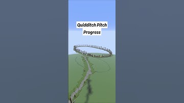 Hogwarts Minecraft Build - Quidditch Pitch Field Progress