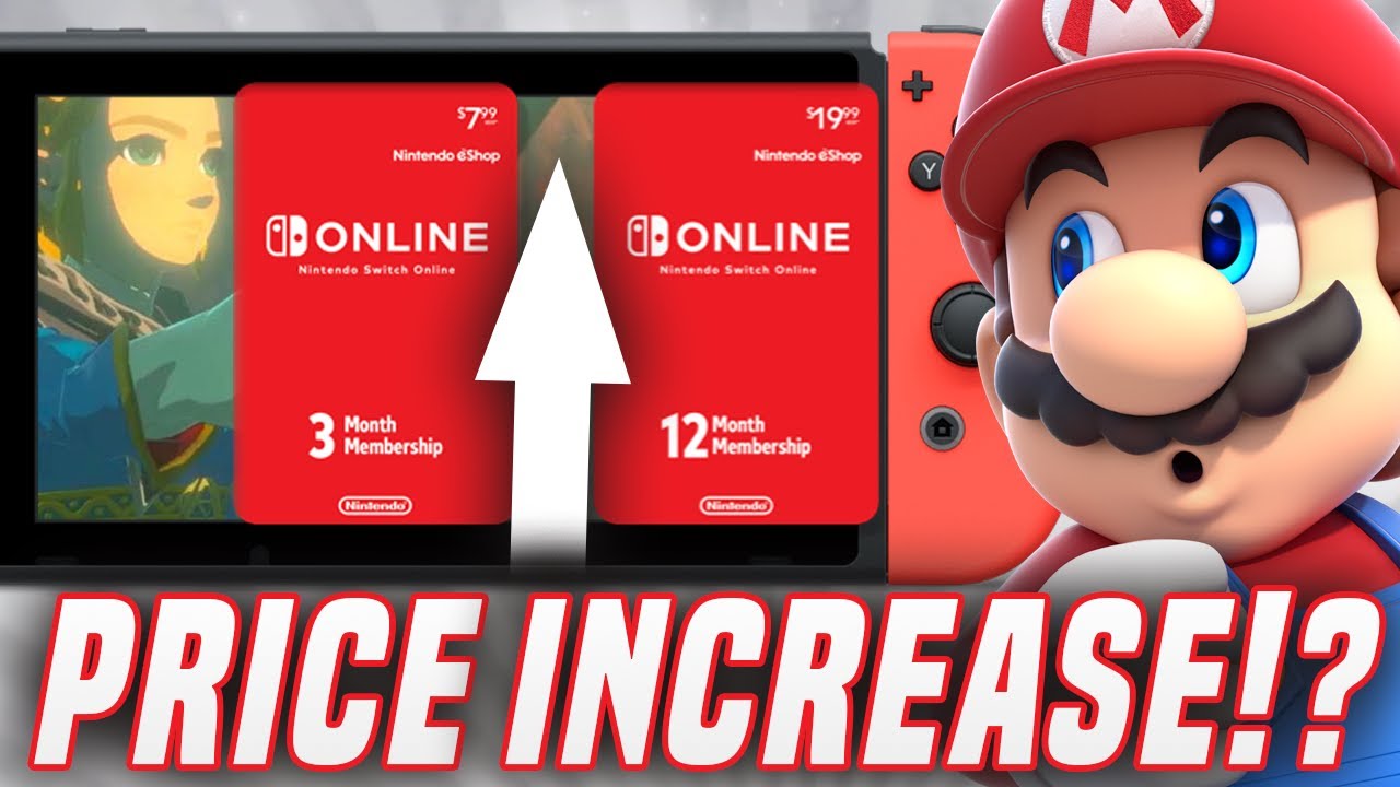 nintendo switch online price increase