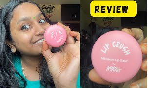 Nykaa Lipcrush Macaron Lip Balm Review