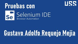 Pruebas con Selenium IDE