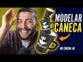 Como MODELAR uma caneca | Tutorial Cinema 4d