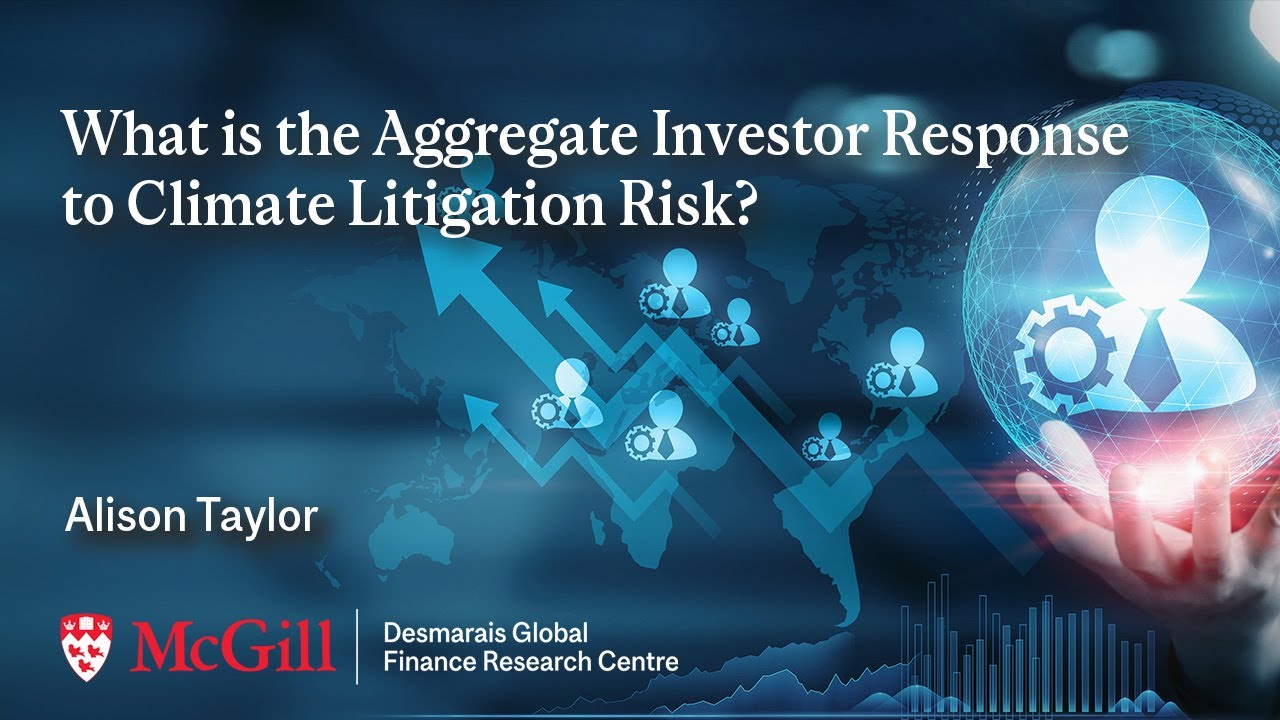 What is the Aggregate Investor Response to Climate Litigation Risk ...