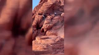 2 visitors captured on video destroying ancient rock formations at Lake Mead