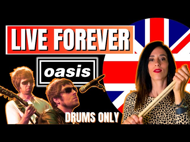 Live Forever | Oasis | Drums Only - YouTube