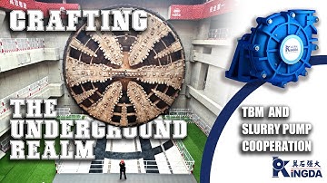 Cooperation between Tunnel Boring Machine(TBM) and Slurry Pump #tunnel #pump #tbm