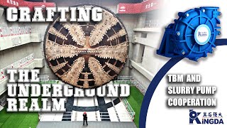Cooperation between Tunnel Boring Machine(TBM) and Slurry Pump #tunnel #pump #tbm