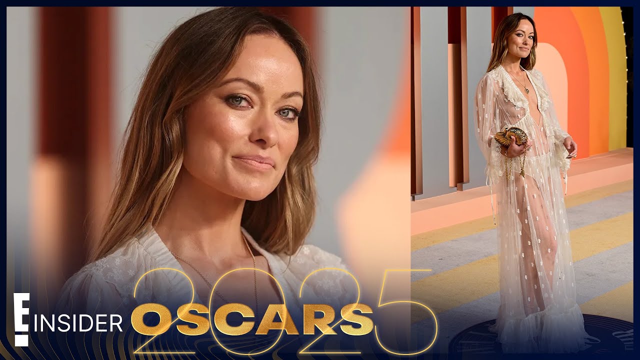 Olivia Wilde Arrives at the Vanity Fair After-Party in a Sheer Chloé Runway Gown | E! Insider