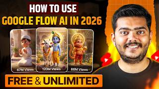 Google Flow AI Tutorial 2026 🔥 How To Create Long AI Videos FREE & Unlimited Nano Banana 2 screenshot 1