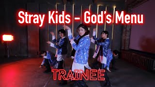 Trainee in Moscow , SKZ - God's menu (FULL cover, song and dance)