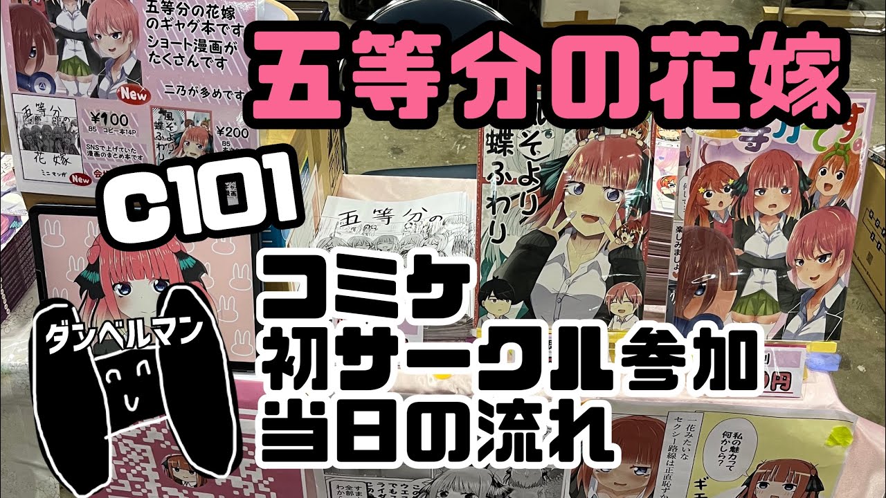 C101に初サークル参加した人の動画